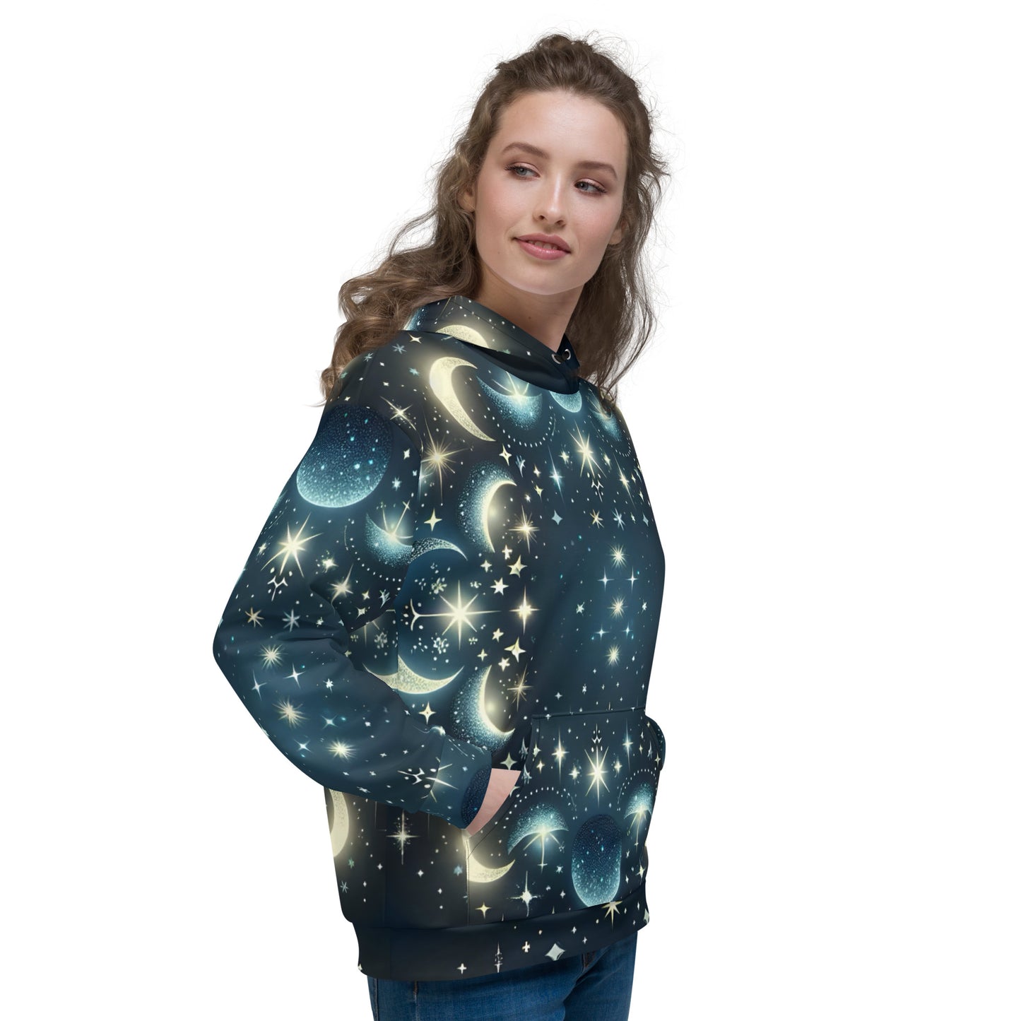 Unisex Lunar Stars Hoodie