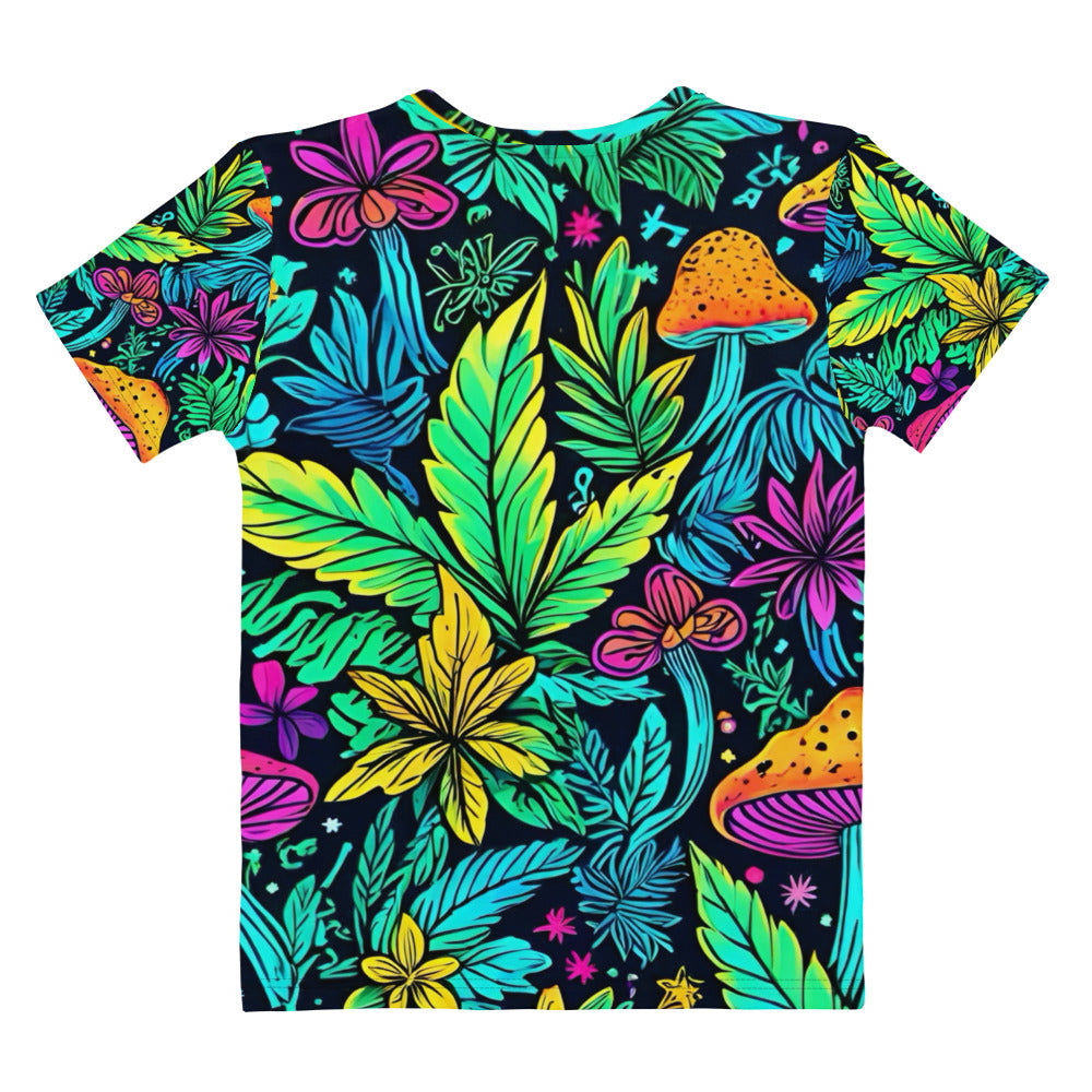 Women's AOP Jane and Shrooms Tee