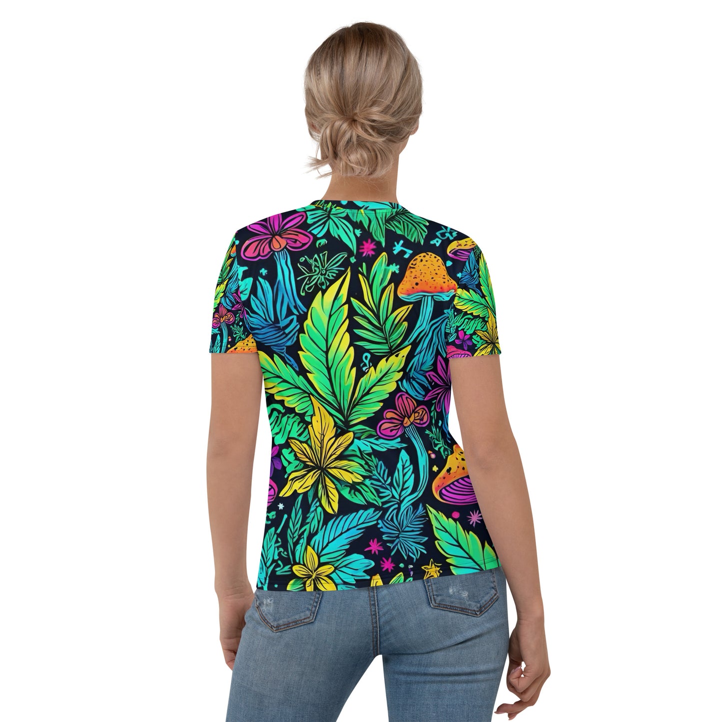 Women's AOP Jane and Shrooms Tee