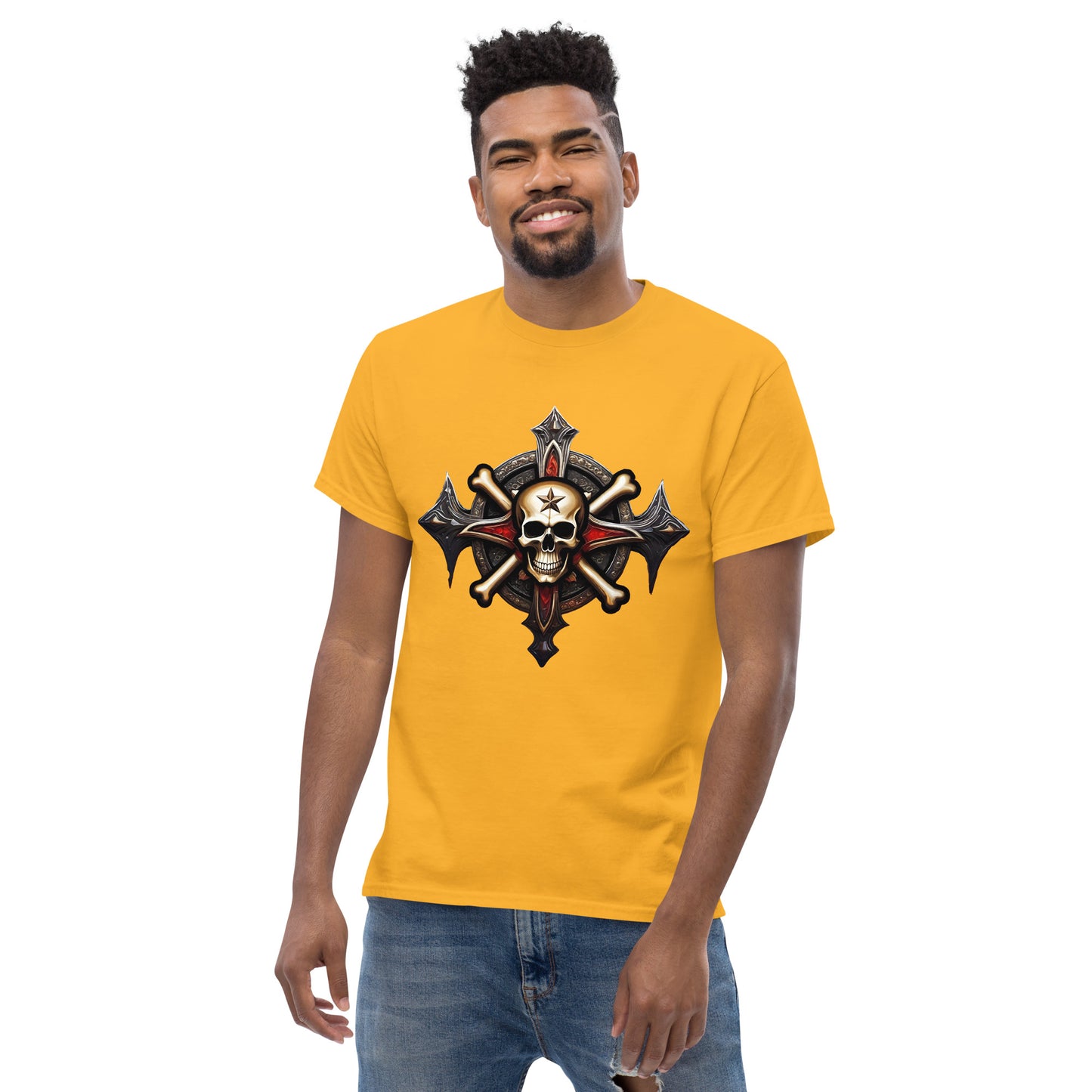 Mens Skull and Bones Tee