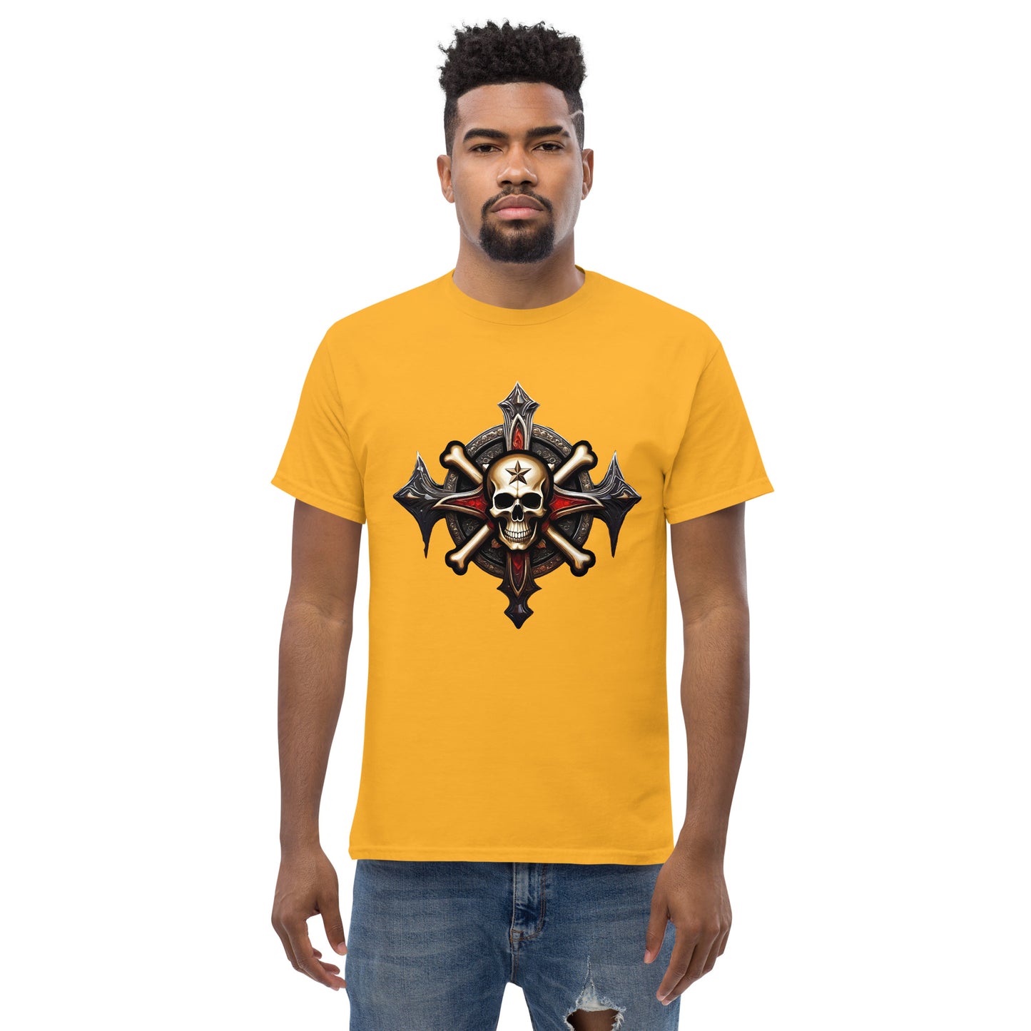 Mens Skull and Bones Tee