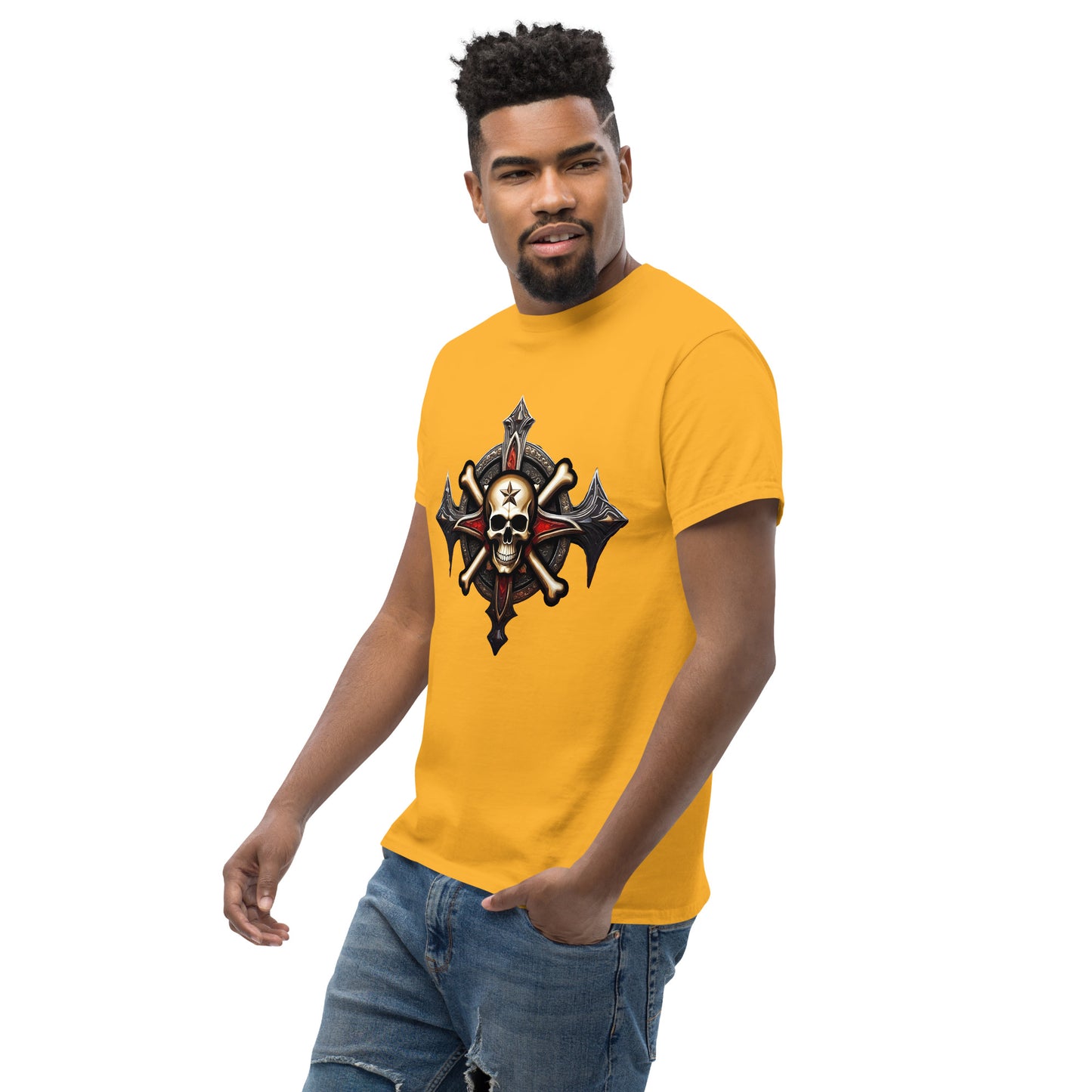 Mens Skull and Bones Tee