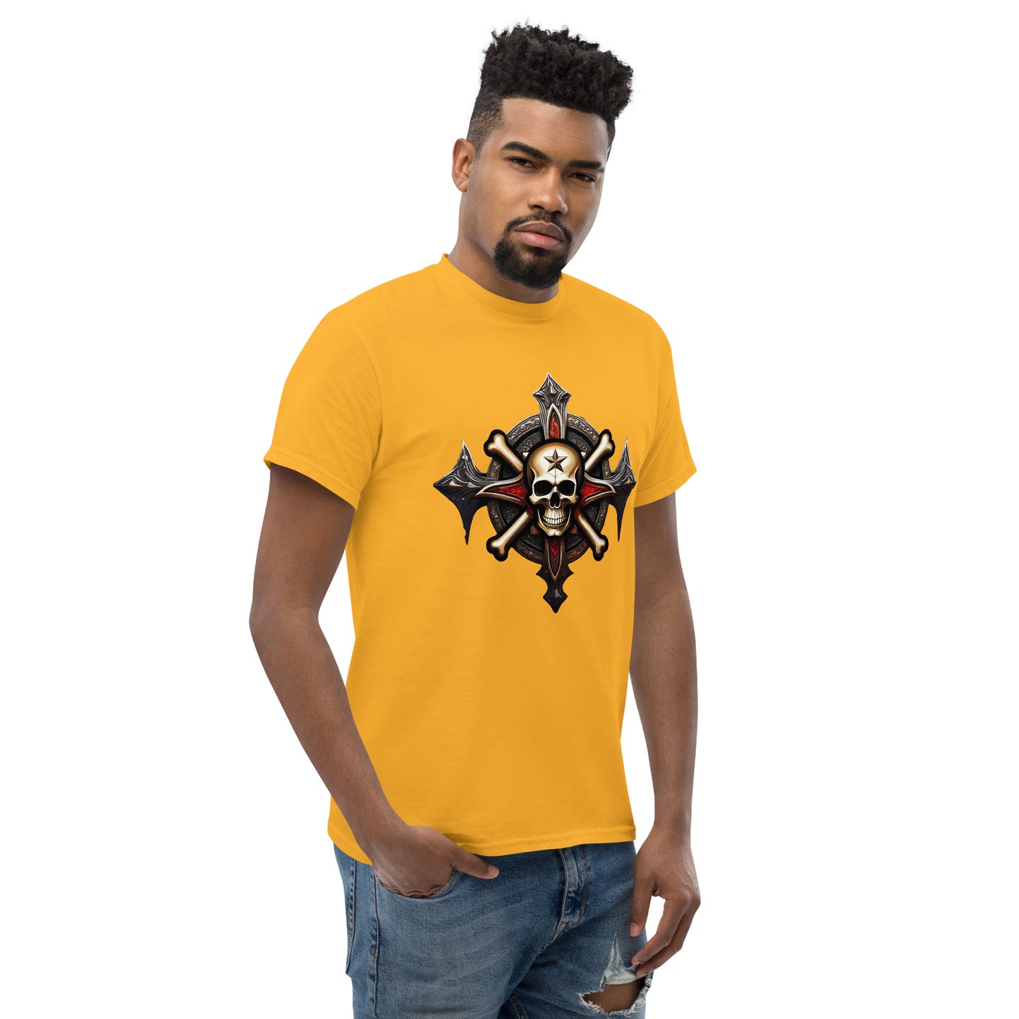 Mens Skull and Bones Tee