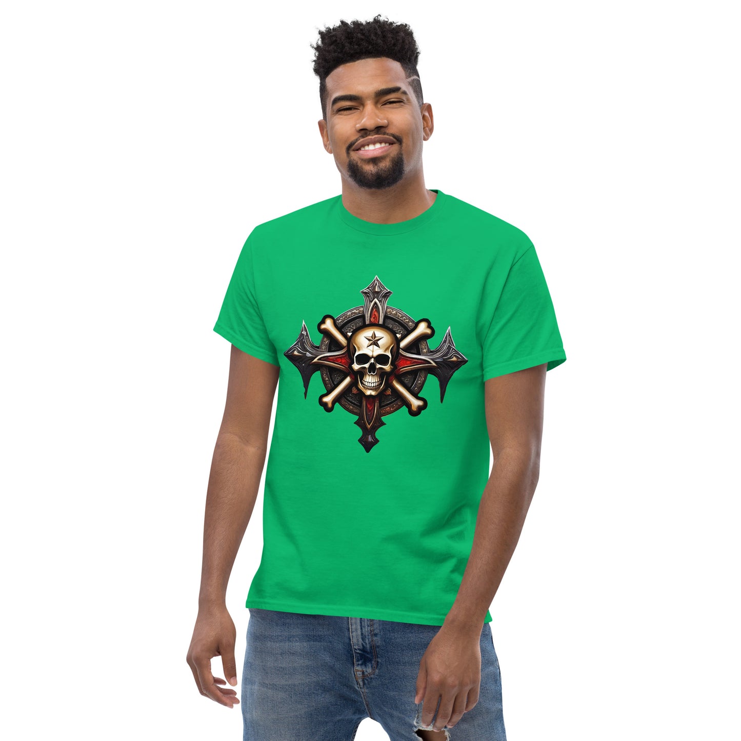 Mens Skull and Bones Tee