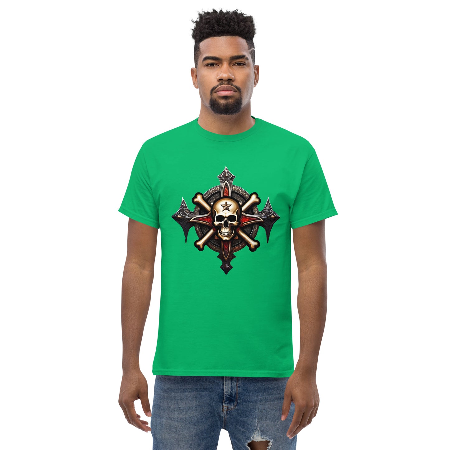 Mens Skull and Bones Tee