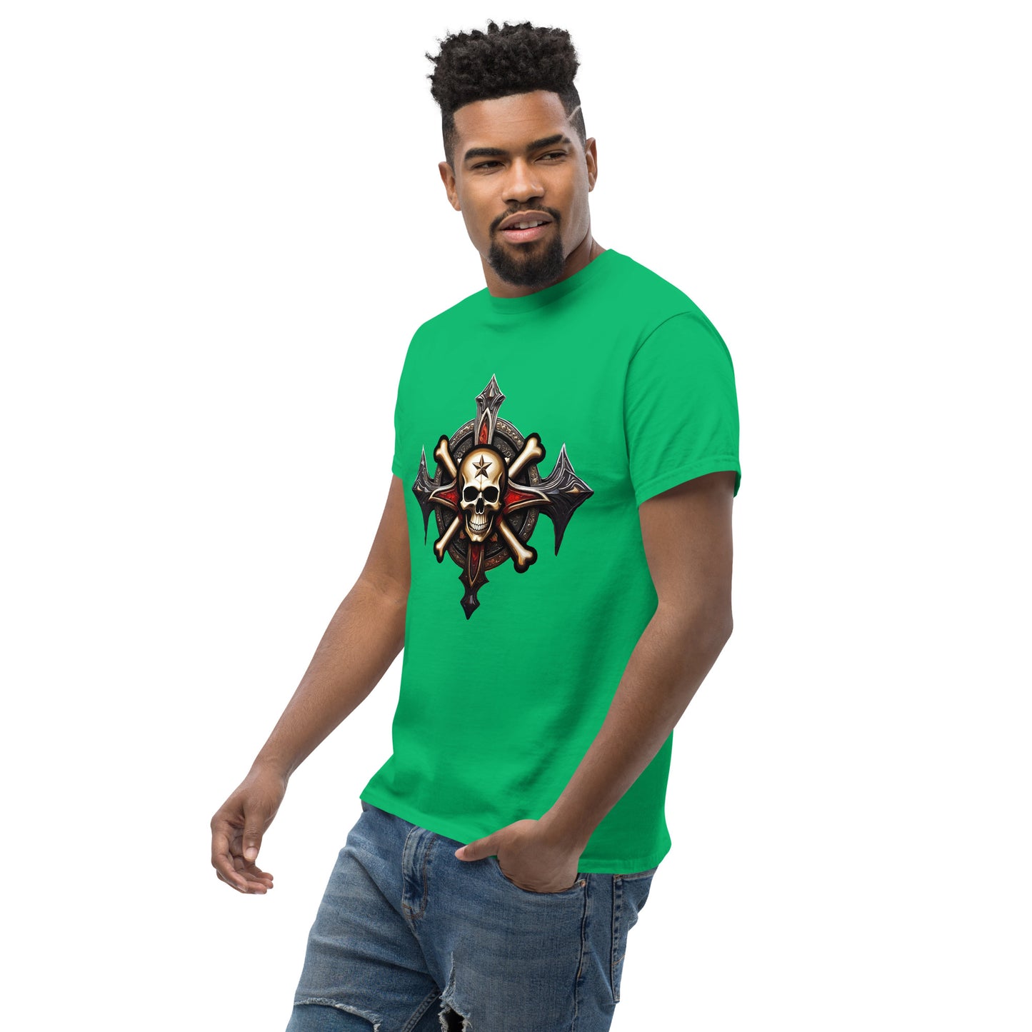 Mens Skull and Bones Tee