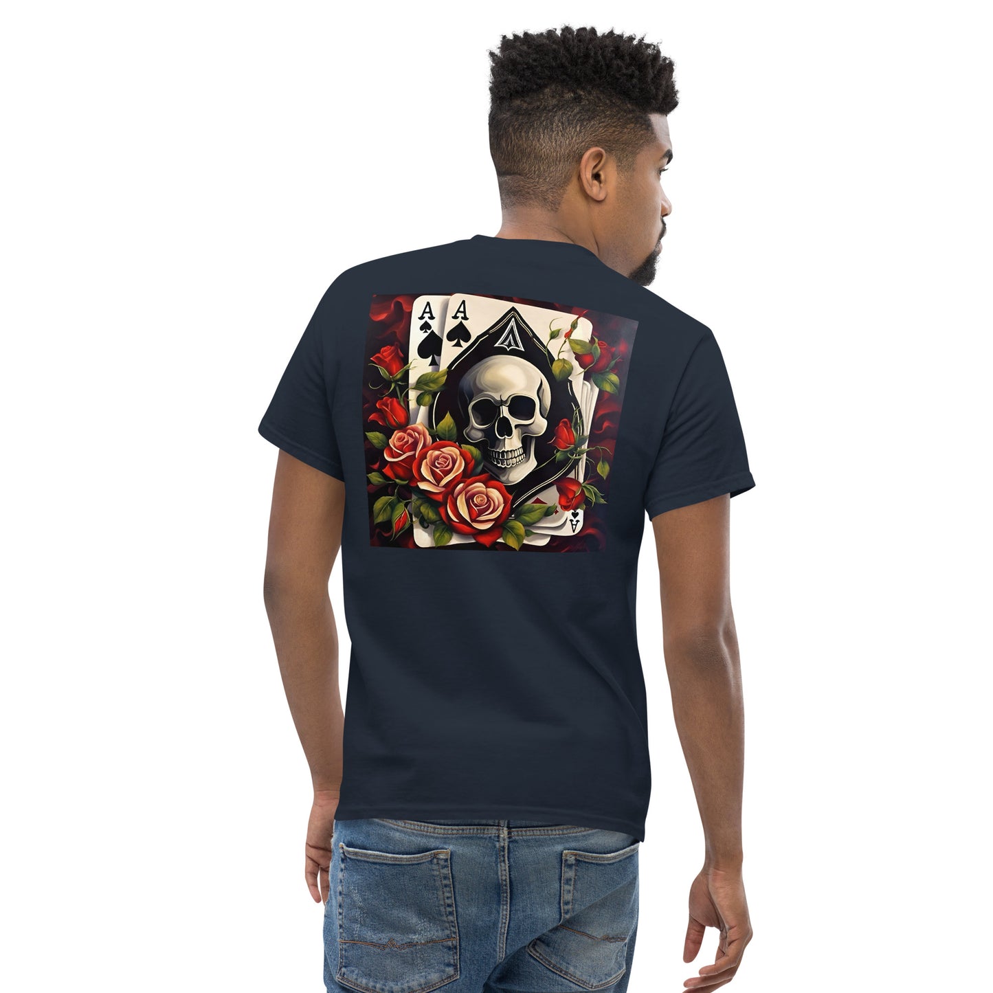 Men's Ace Rose n Skull Shirt