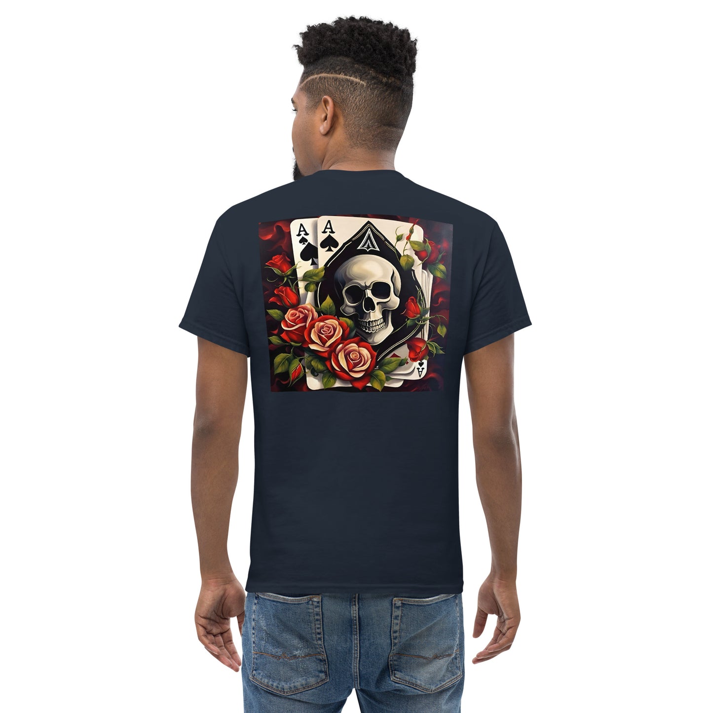 Men's Ace Rose n Skull Shirt