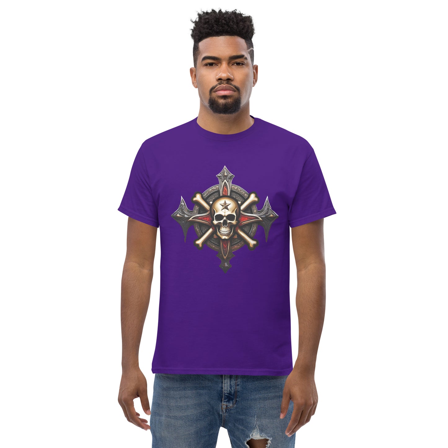 Mens Skull and Bones Tee