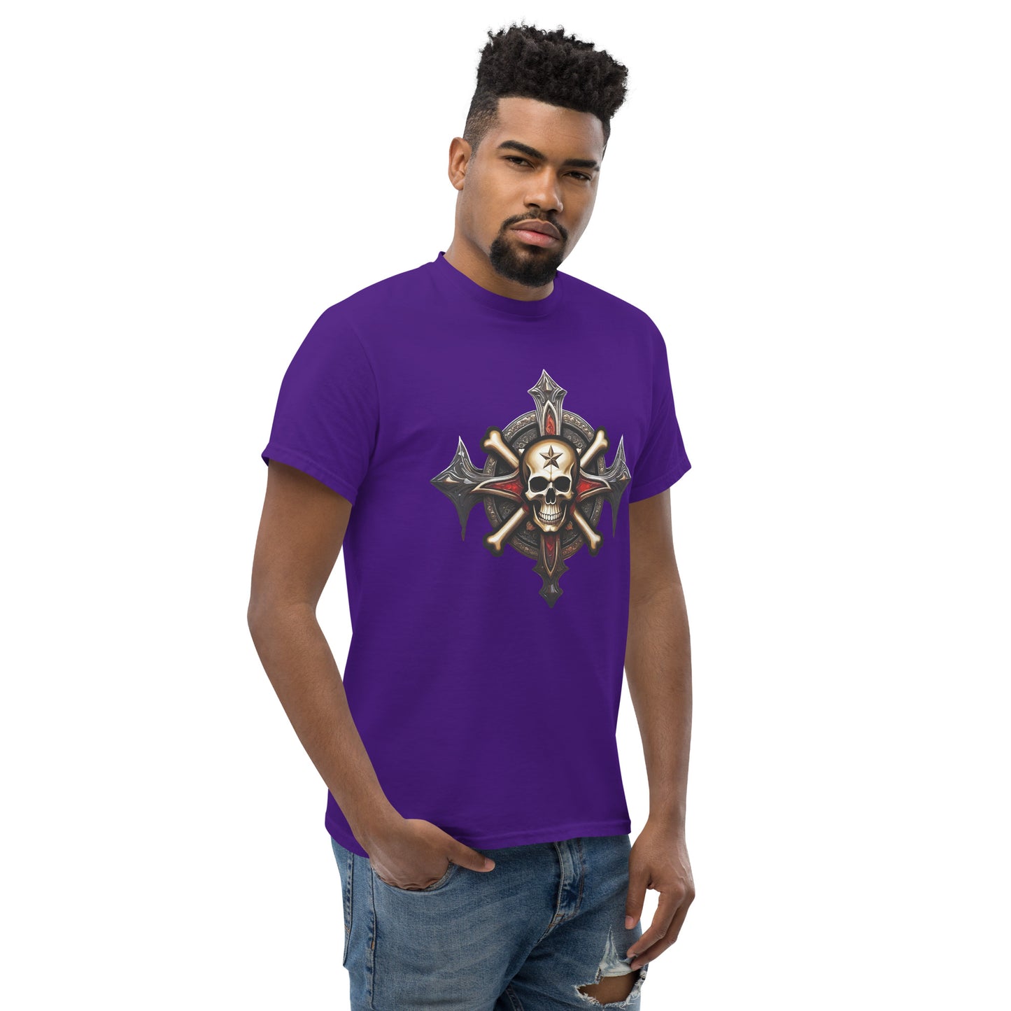 Mens Skull and Bones Tee