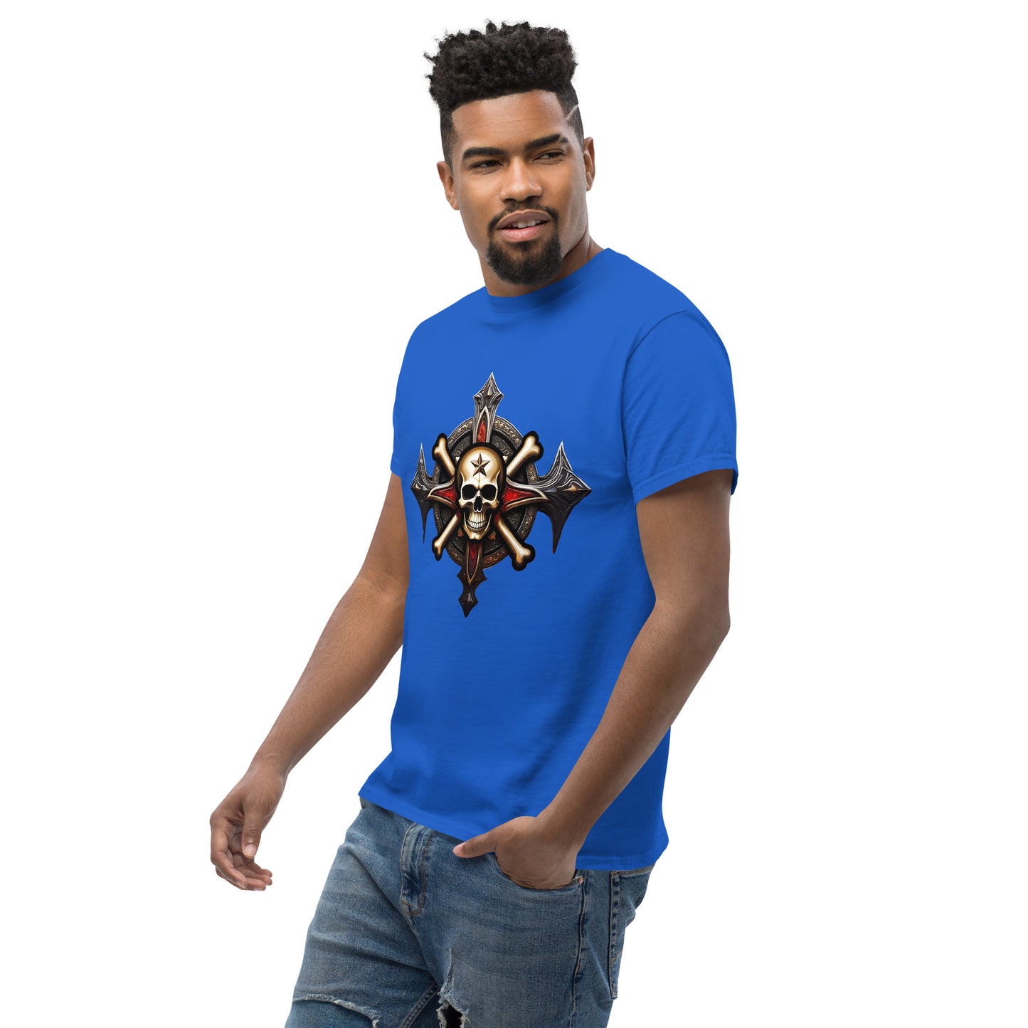 Mens Skull and Bones Tee