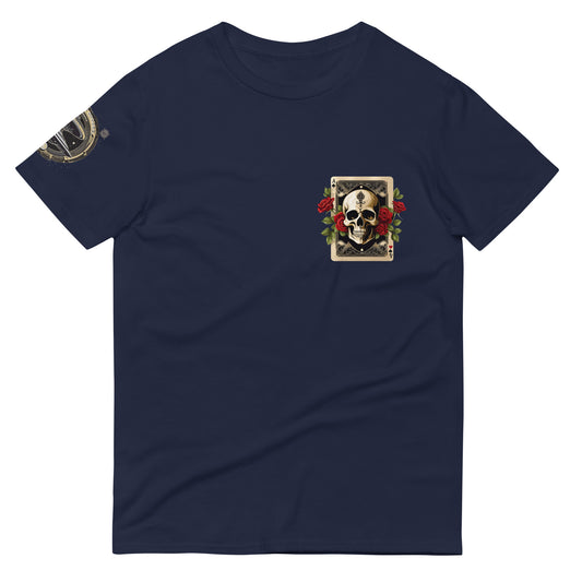 Unisex Ace Rose N Skull Short-Sleeve T-Shirt