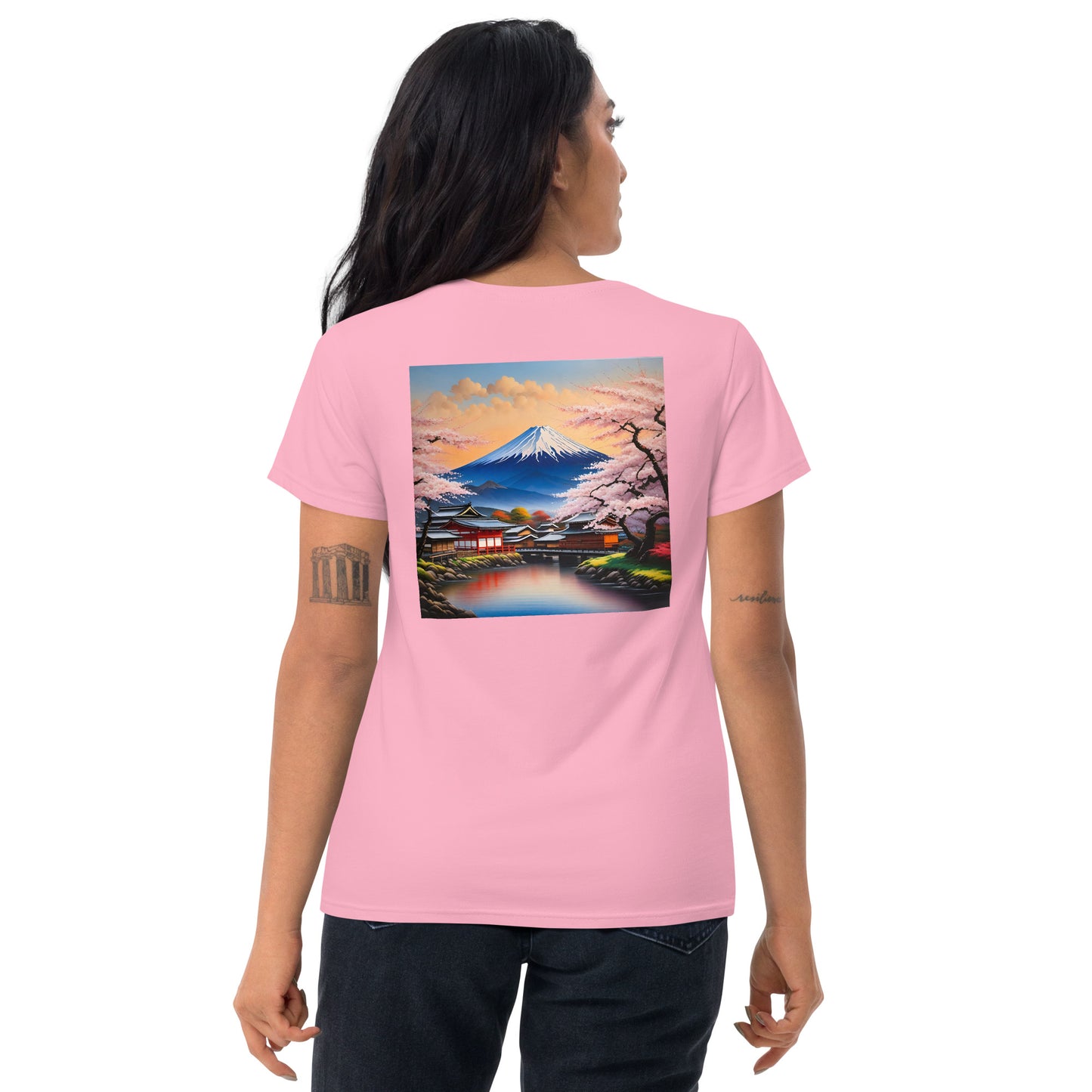 Women's short sleeve t-shirt MT Fuji