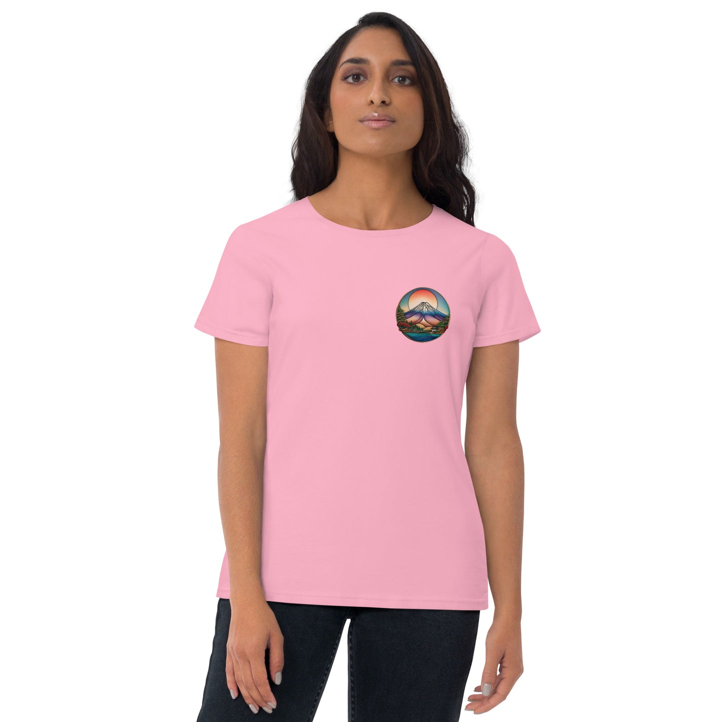 Women's short sleeve t-shirt MT Fuji