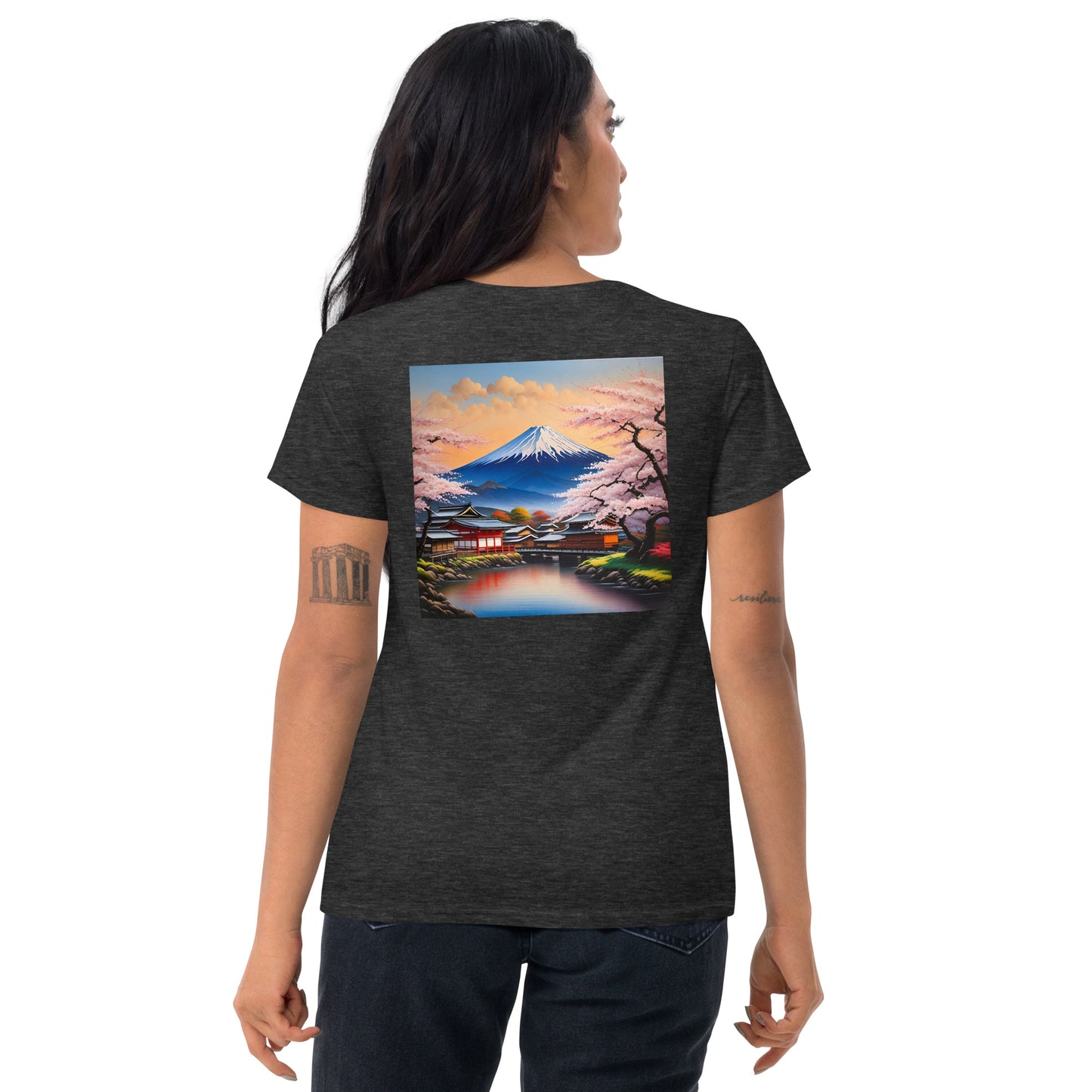 Women's short sleeve t-shirt MT Fuji