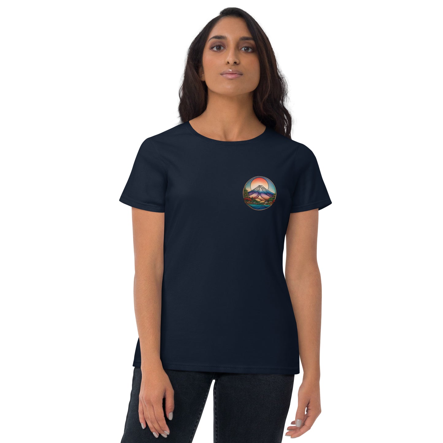 Women's short sleeve t-shirt MT Fuji