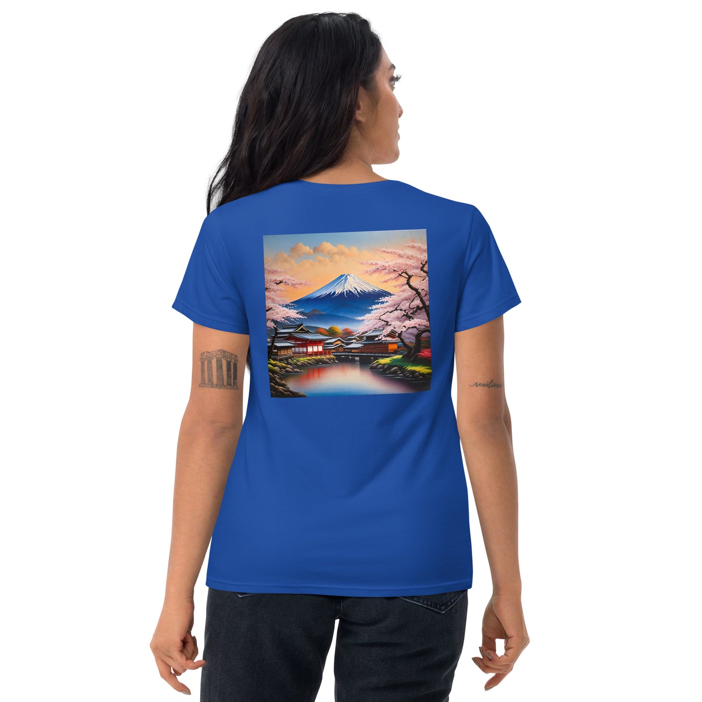 Women's short sleeve t-shirt MT Fuji