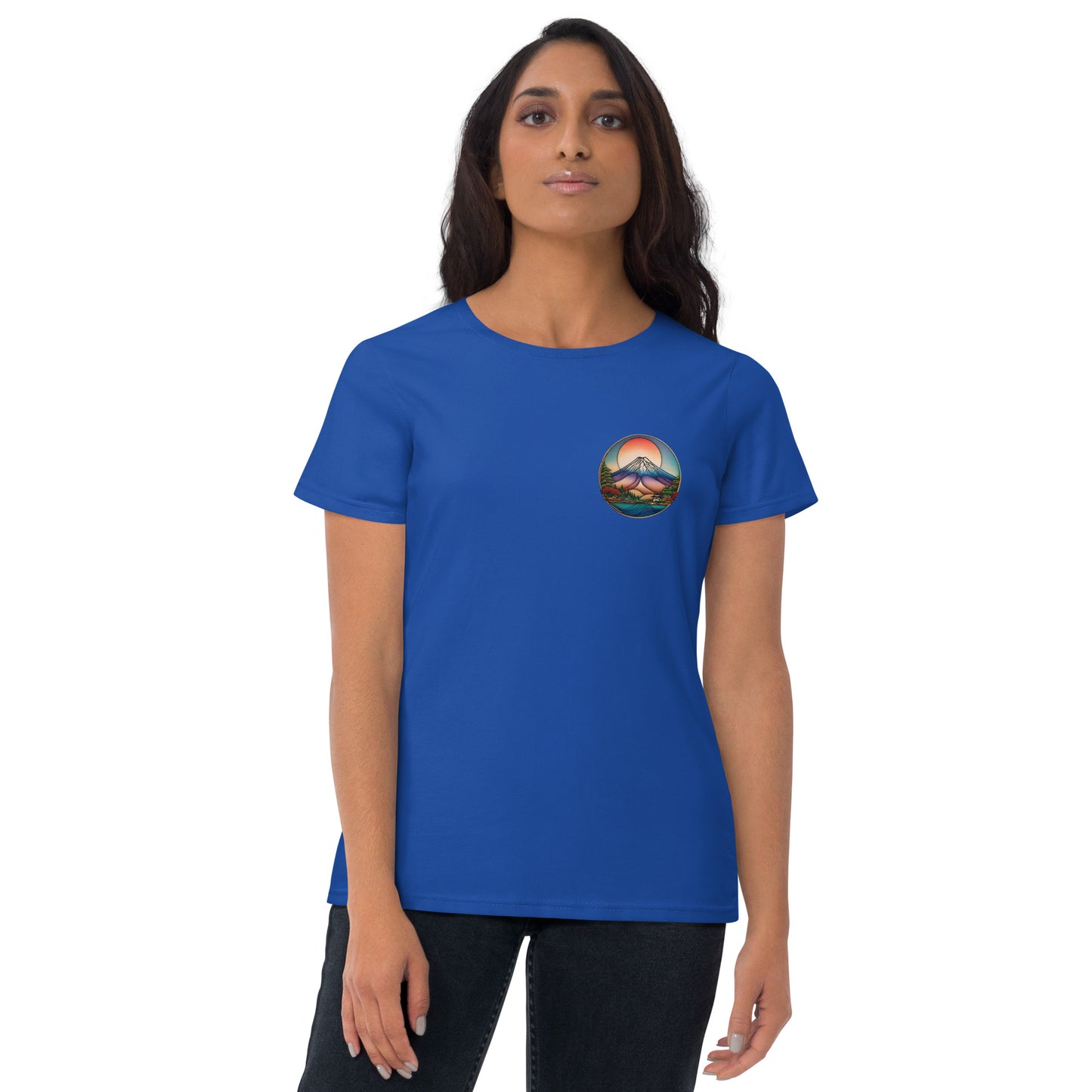 Women's short sleeve t-shirt MT Fuji