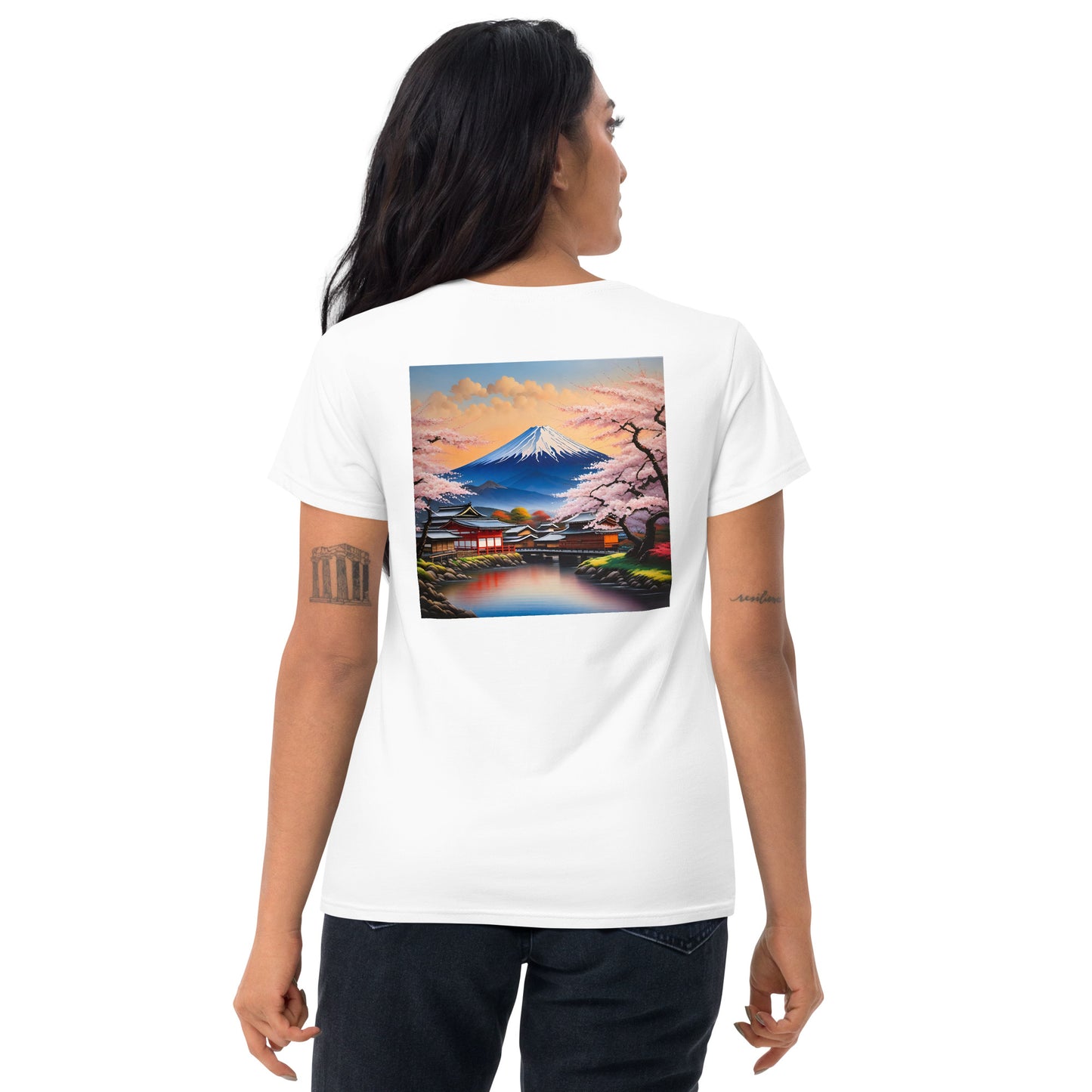 Women's short sleeve t-shirt MT Fuji