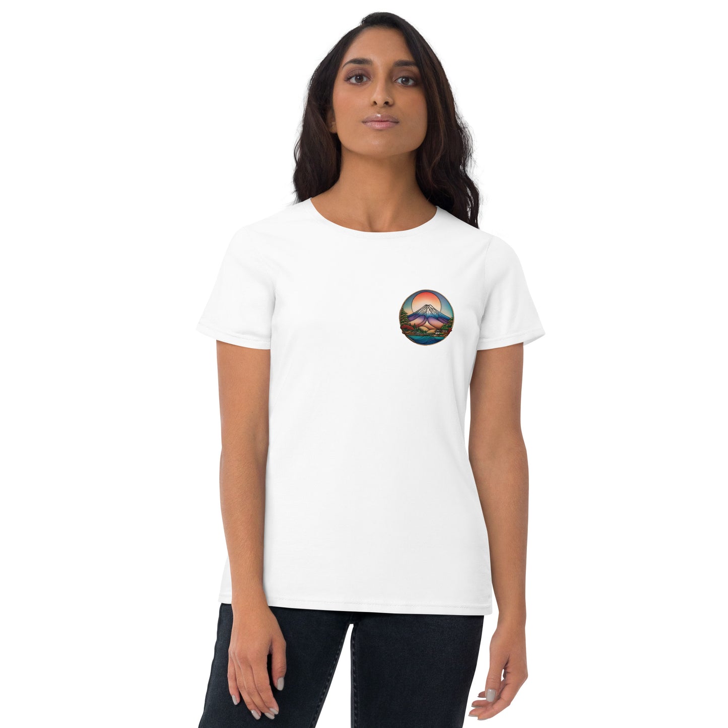 Women's short sleeve t-shirt MT Fuji