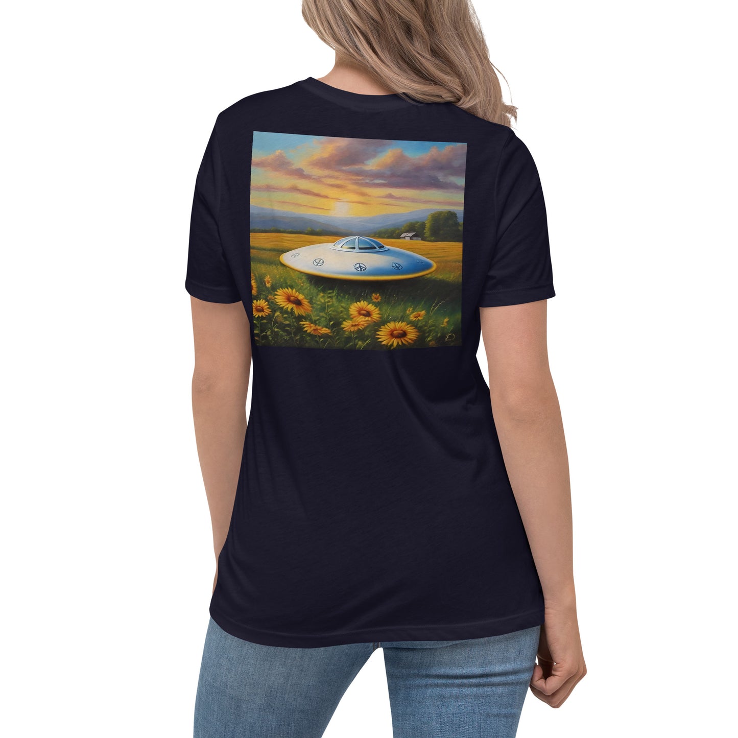 Women's Relaxed Sunflower Field shirt